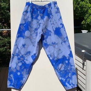Hanes Ecosmart Sweatpants Reverse/Bleach Tie Dye